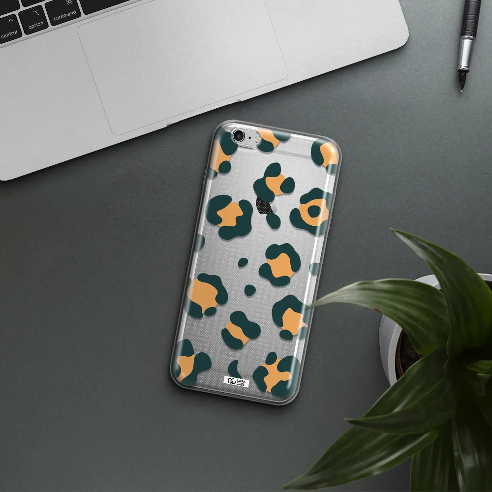 Toon Leopard Apple iPhone 6S Clear TPU Case