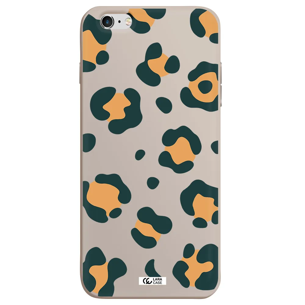 Toon Leopard Apple iPhone 6S Silicone Stone Case