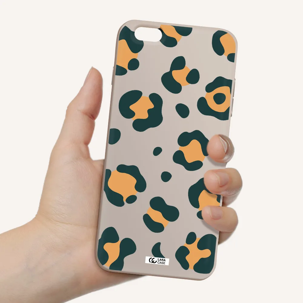 Toon Leopard Apple iPhone 6S Silicone Stone Case