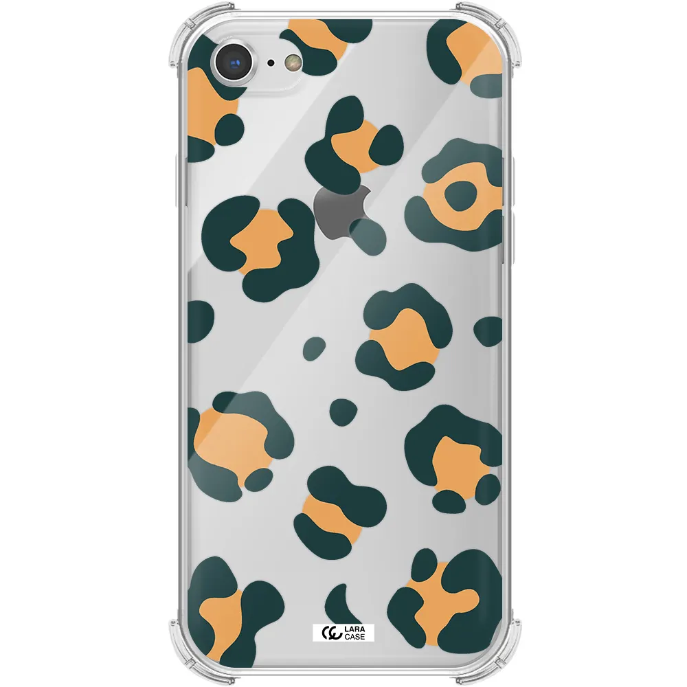 Toon Leopard Apple iPhone 8 Clear PC Case