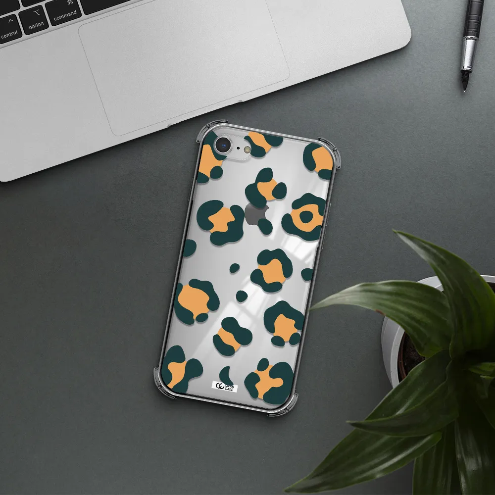 Toon Leopard Apple iPhone 8 Clear PC Case