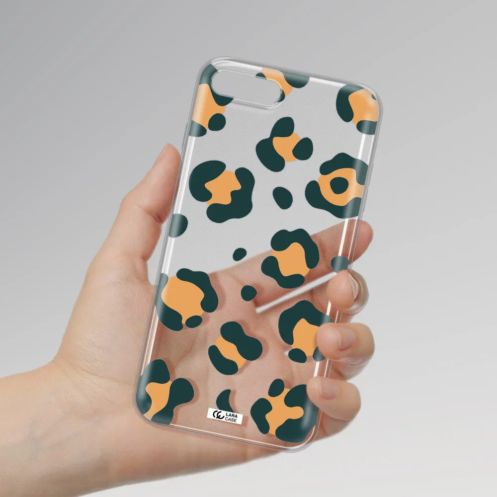 Toon Leopard Apple iPhone 8 plus Clear TPU Case