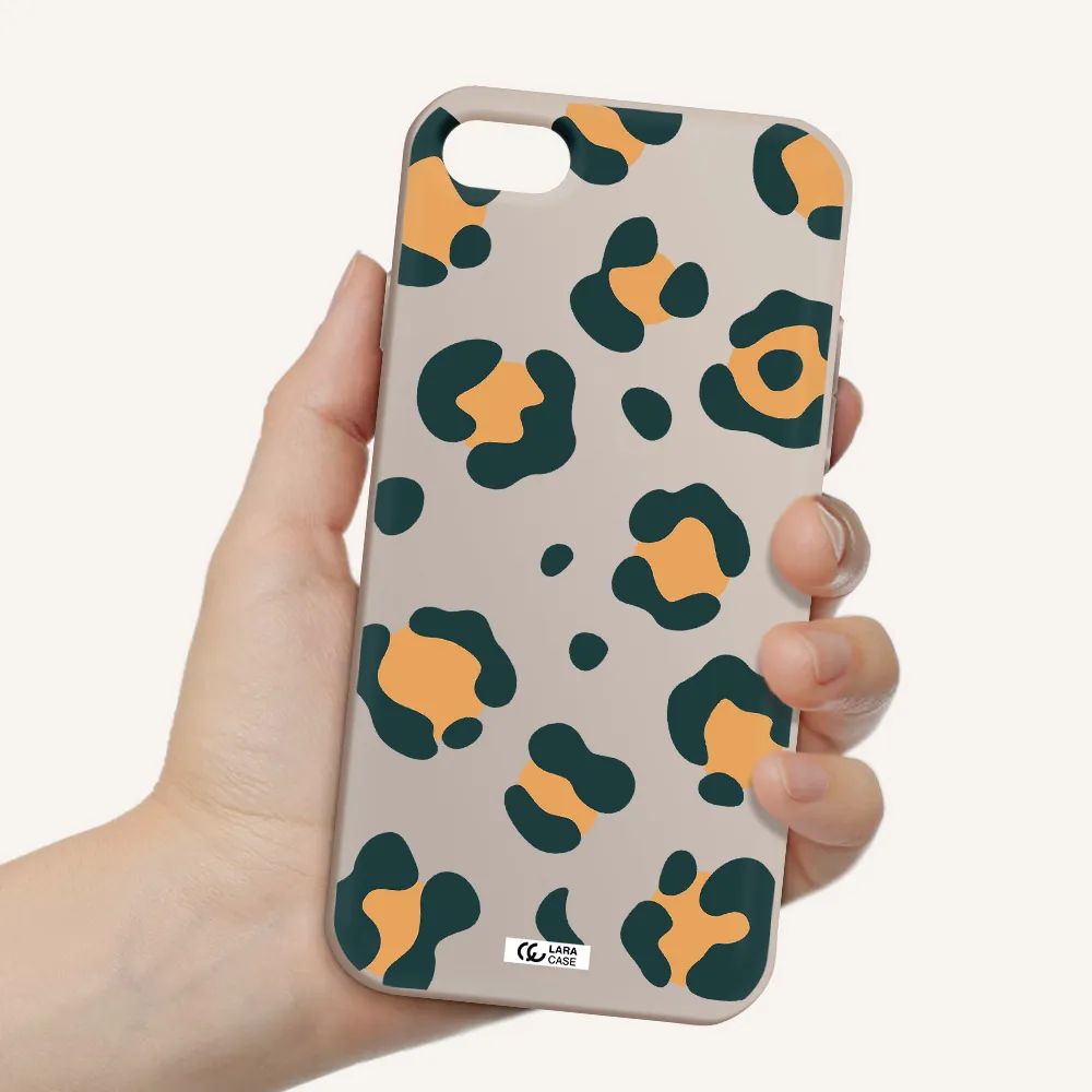 Toon Leopard Apple iPhone 8 Silicone Stone Case