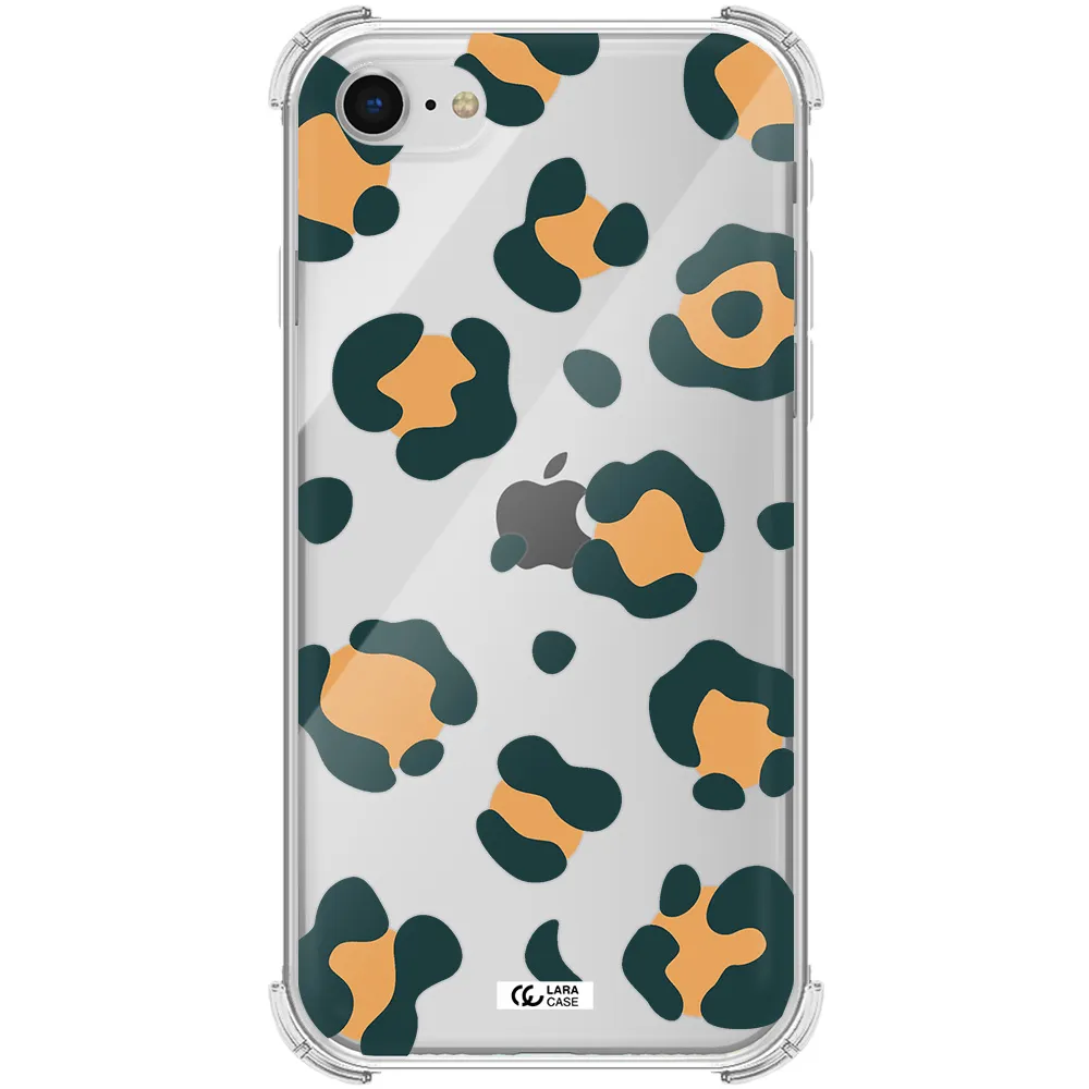 Toon Leopard Apple iPhone se 2020 Clear PC Case