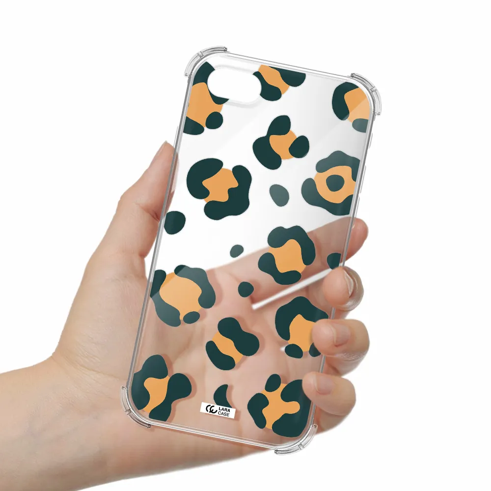Toon Leopard Apple iPhone se 2020 Clear PC Case