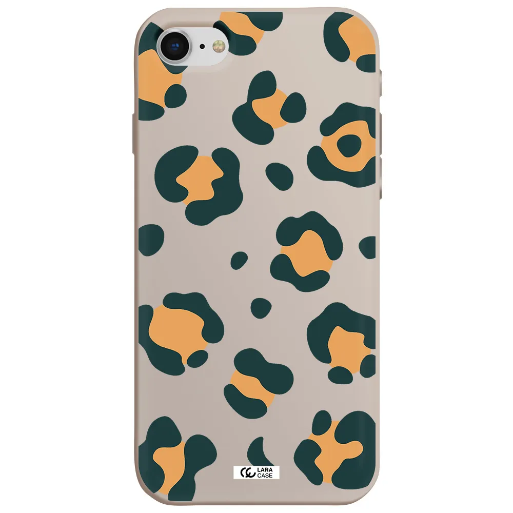 Toon Leopard Apple iPhone se 2020 Silicone Stone Case