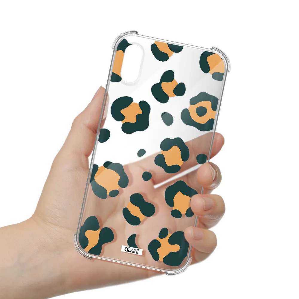 Toon Leopard Apple iPhone X Clear PC Case