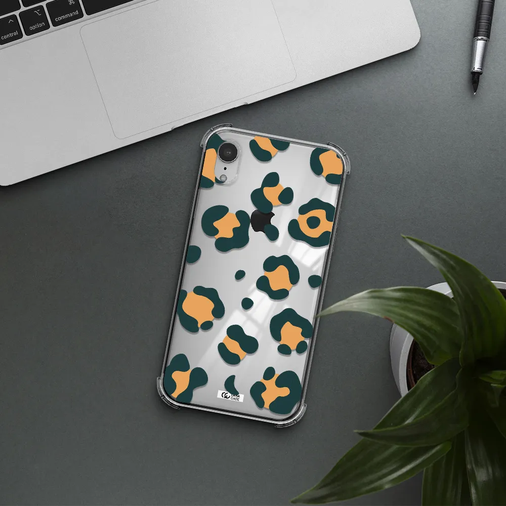 Toon Leopard Apple iPhone XR Clear PC Case