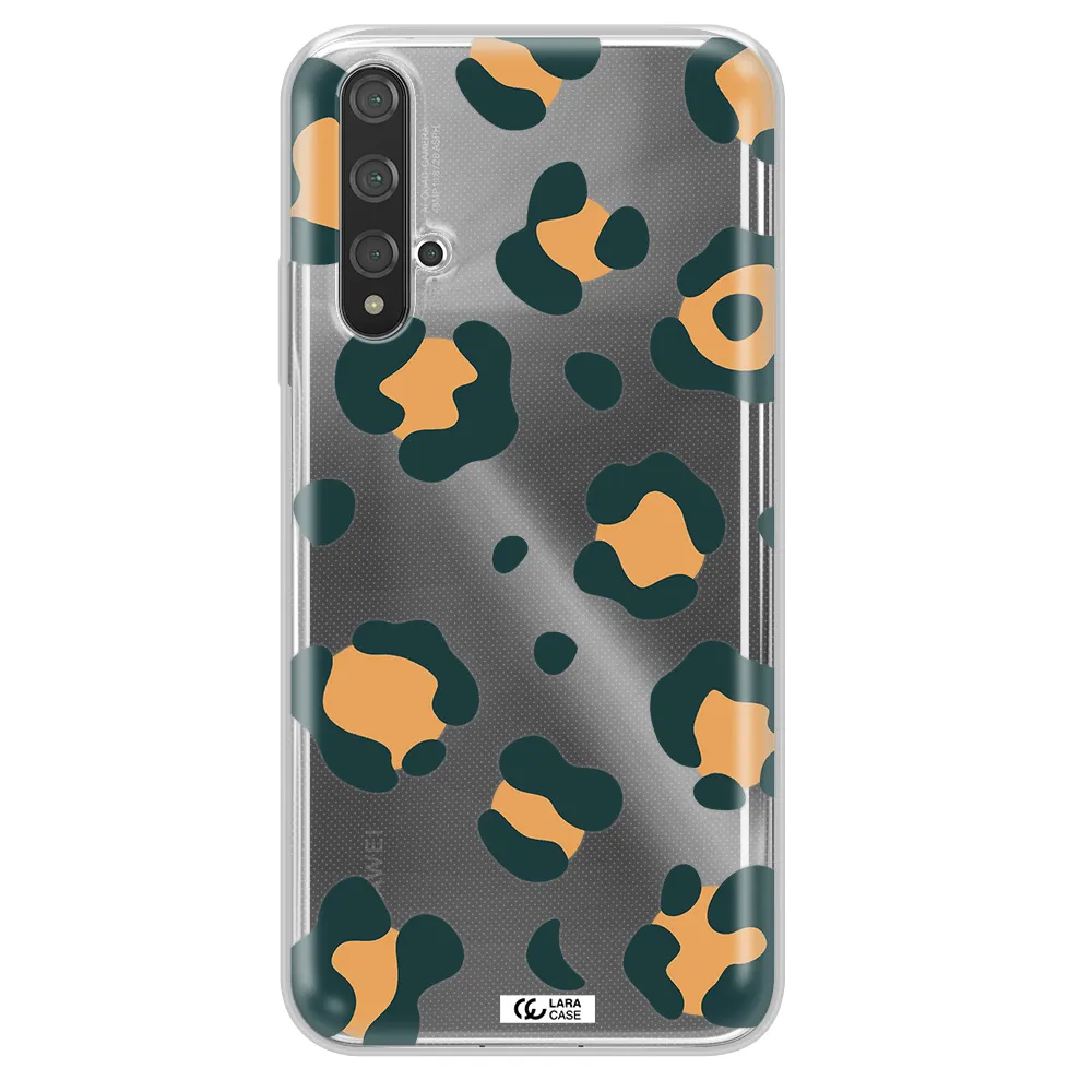 Toon Leopard Huawei Nova 5t Clear TPU Case