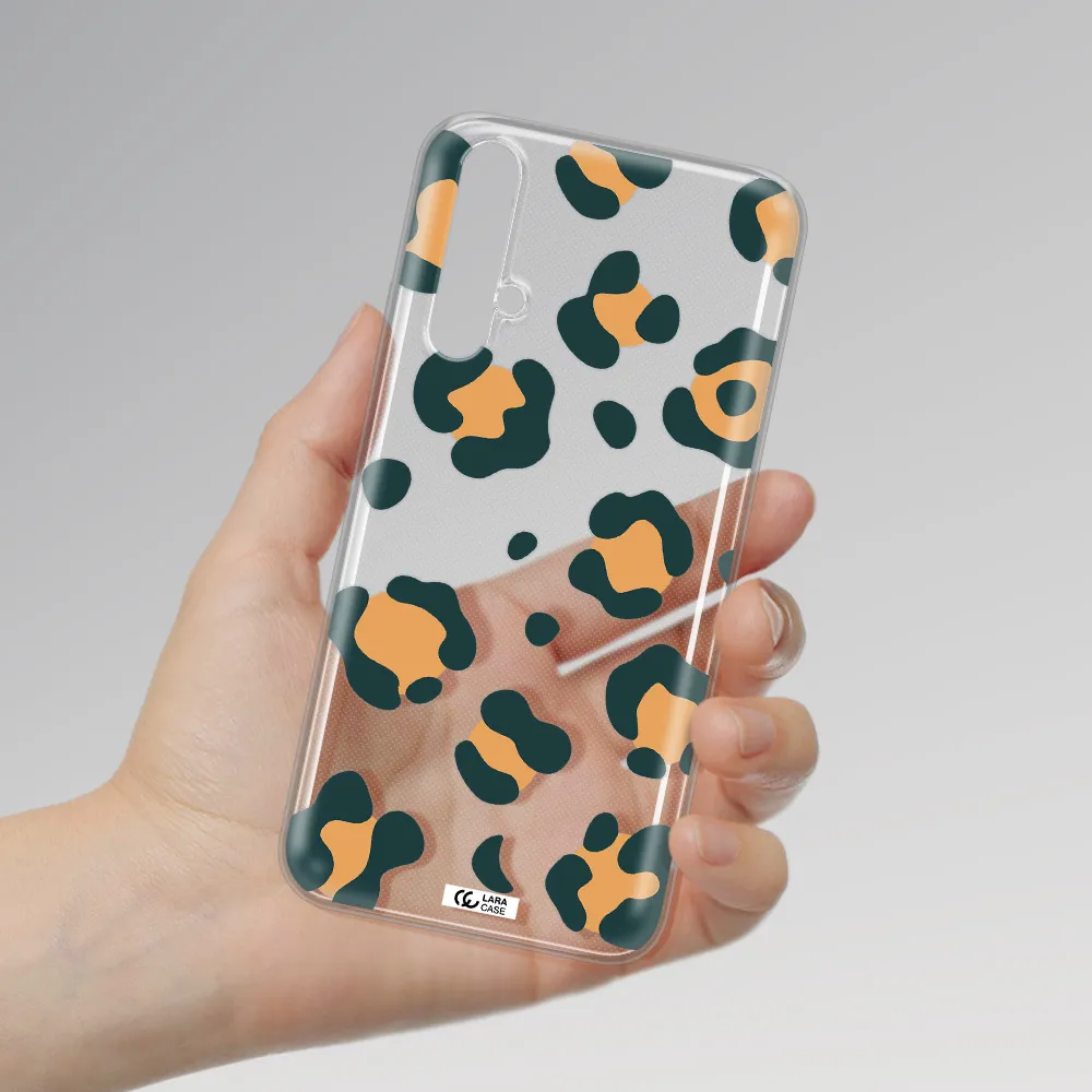 Toon Leopard Huawei Nova 5t Clear TPU Case