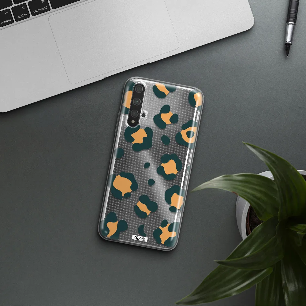 Toon Leopard Huawei Nova 5t Clear TPU Case