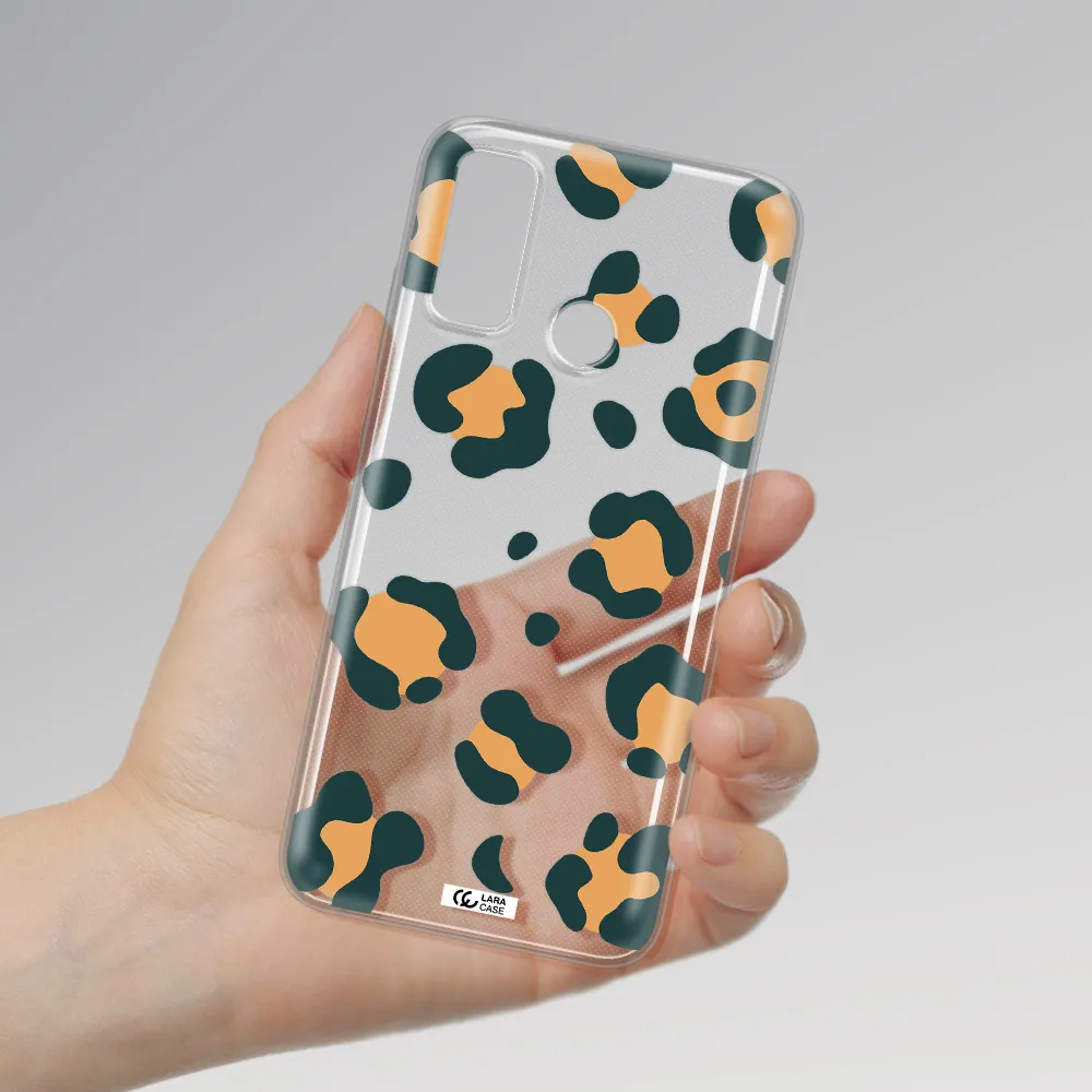 Toon Leopard Huawei P Smart 2020 Clear TPU Case
