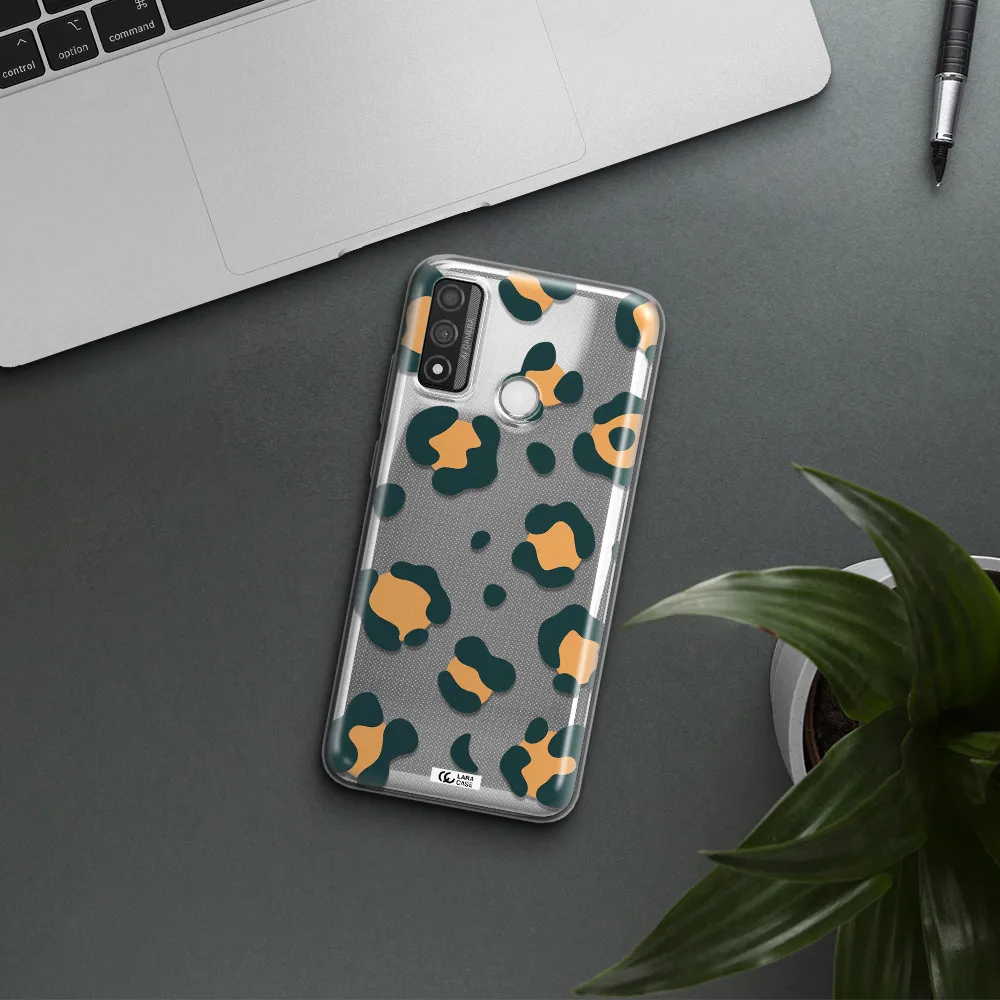 Toon Leopard Huawei P Smart 2020 Clear TPU Case