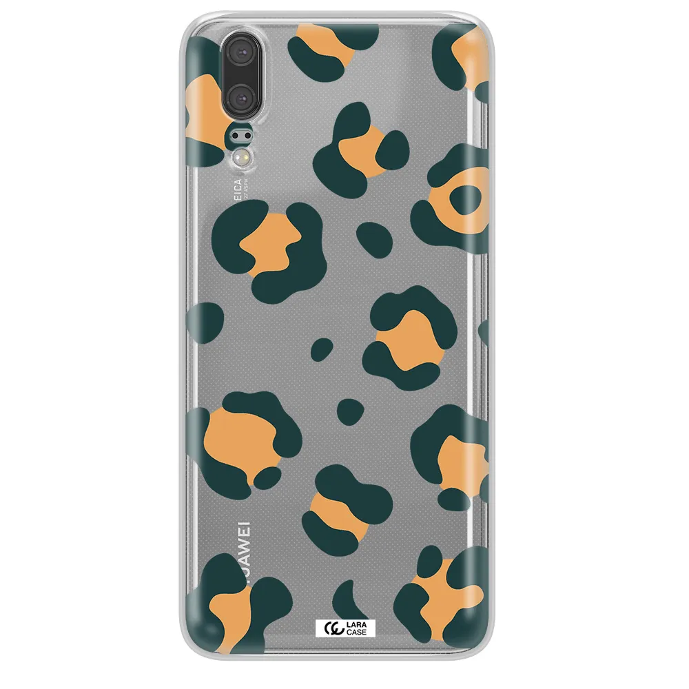 Toon Leopard Huawei P20 Clear TPU Case
