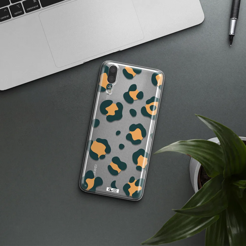 Toon Leopard Huawei P20 Clear TPU Case