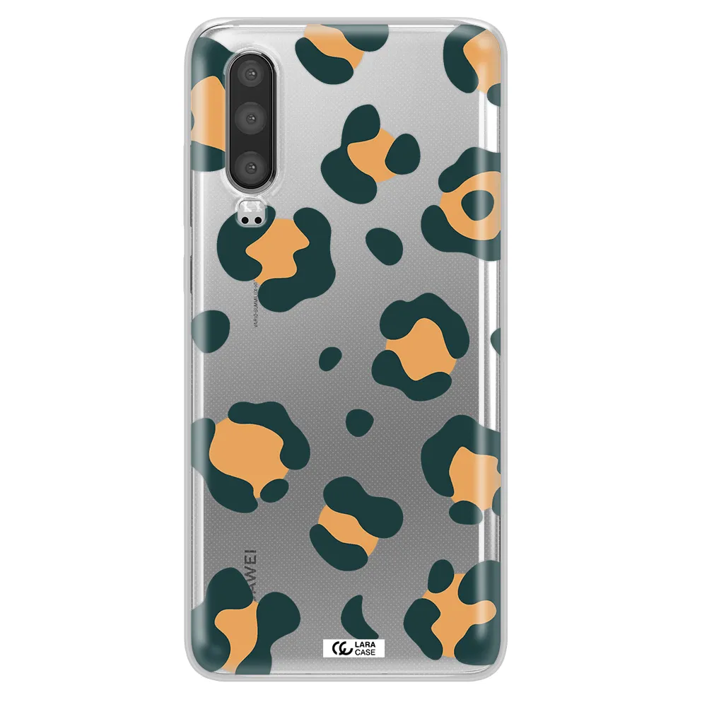 Toon Leopard Huawei P30 Clear TPU Case