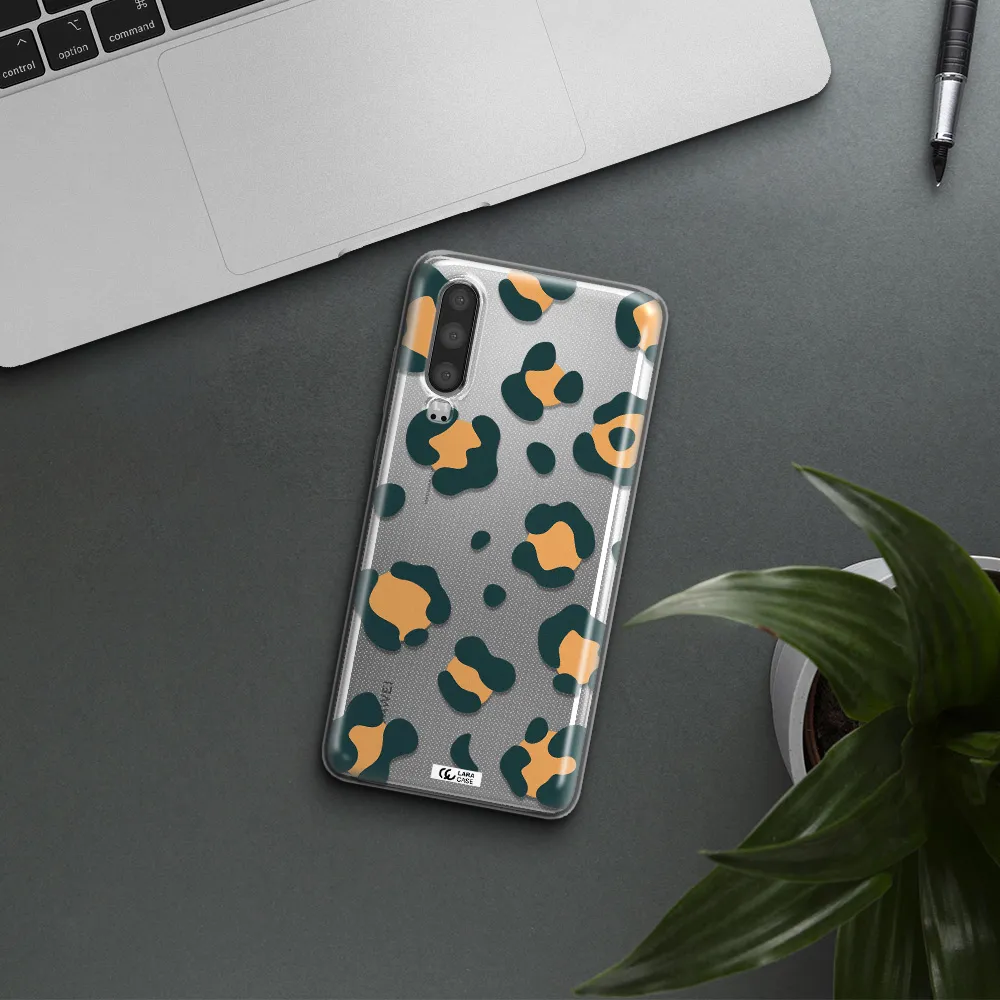 Toon Leopard Huawei P30 Clear TPU Case
