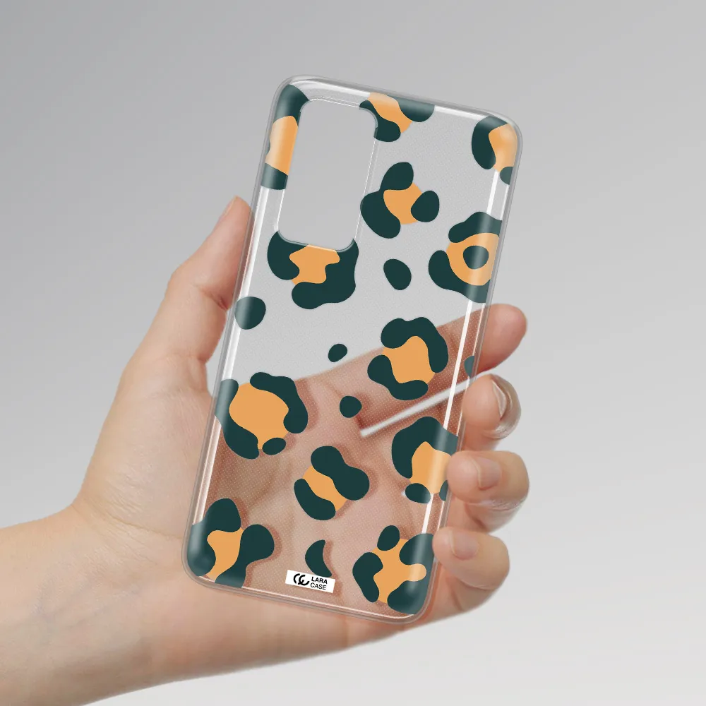 Toon Leopard Huawei P40 Clear TPU Case