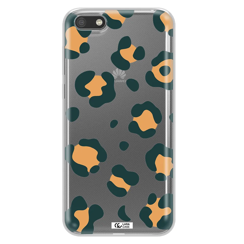Toon Leopard Huawei Y5 2018 Clear TPU Case