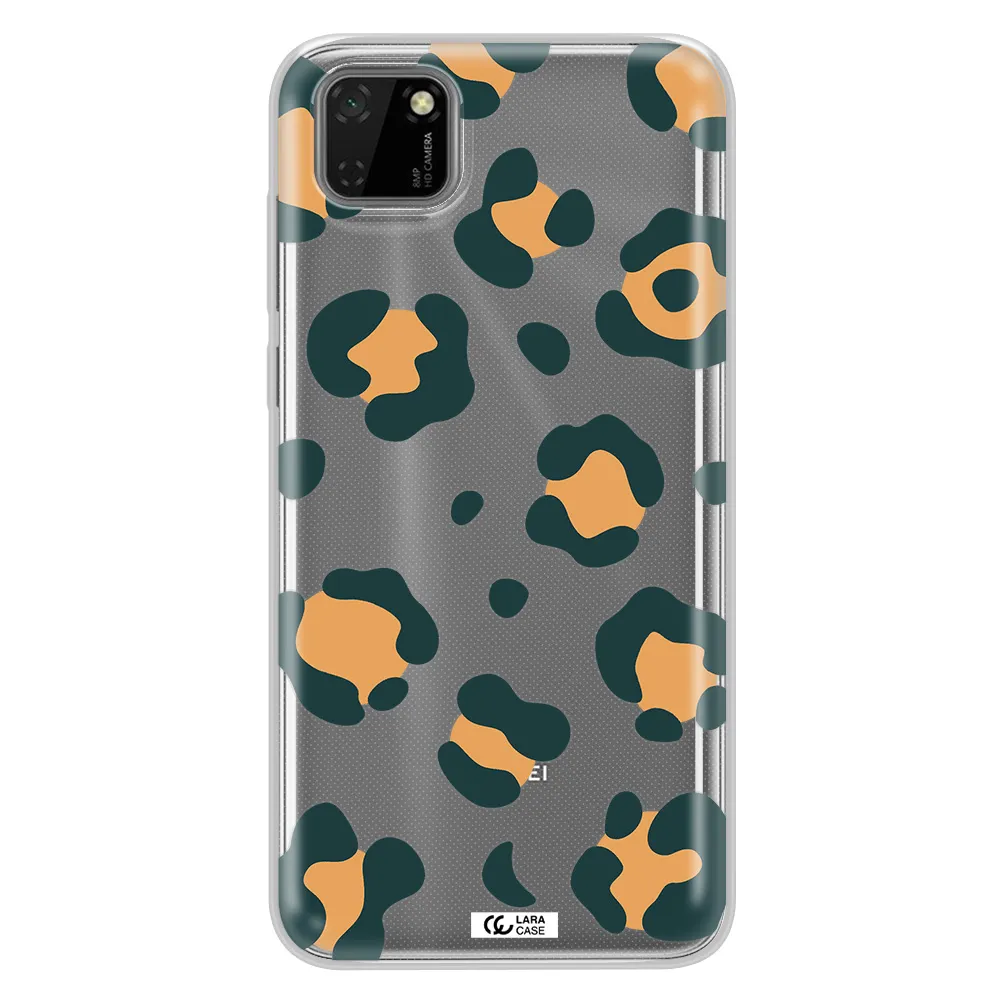 Toon Leopard Huawei Y5P Clear TPU Case