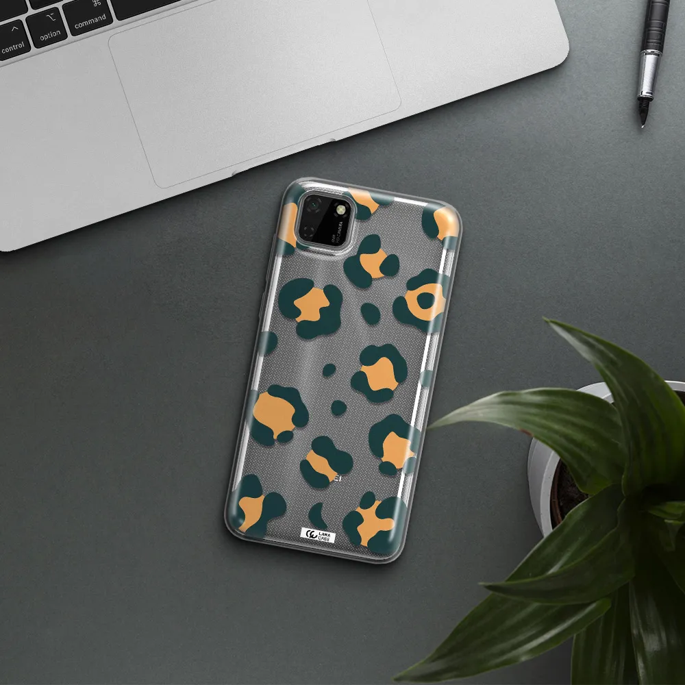Toon Leopard Huawei Y5P Clear TPU Case