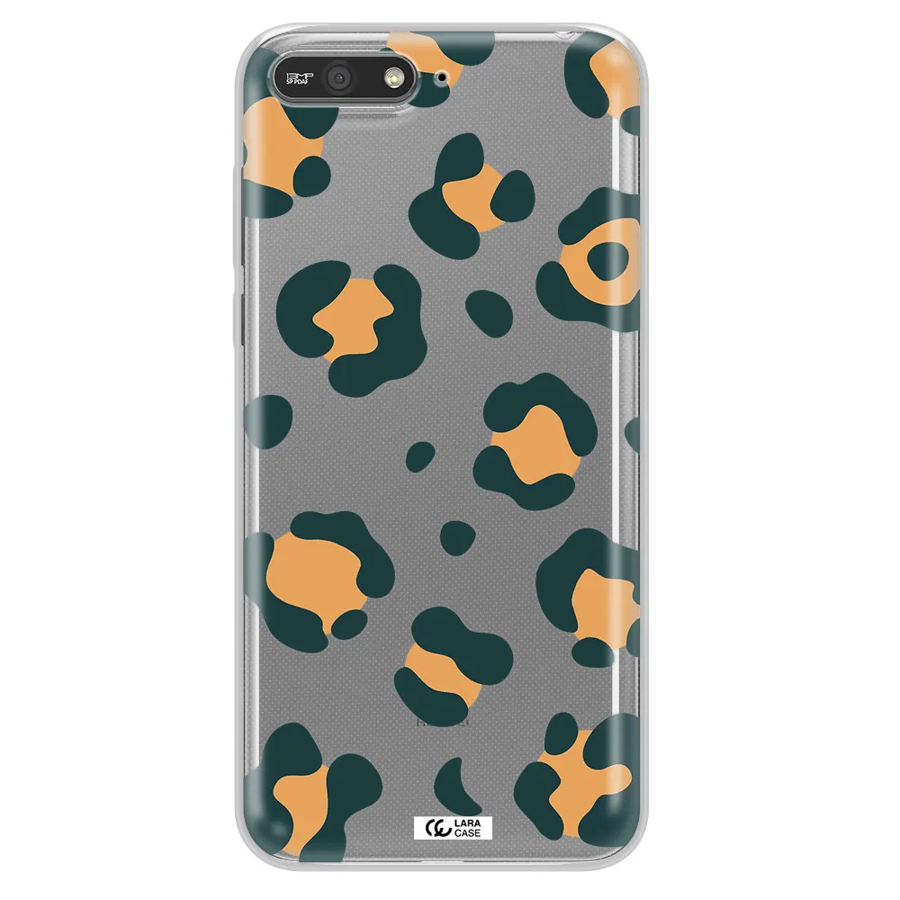 Toon Leopard Huawei Y6 2018 Clear TPU Case