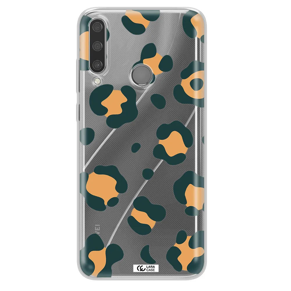Toon Leopard Huawei Y6P Clear TPU Case