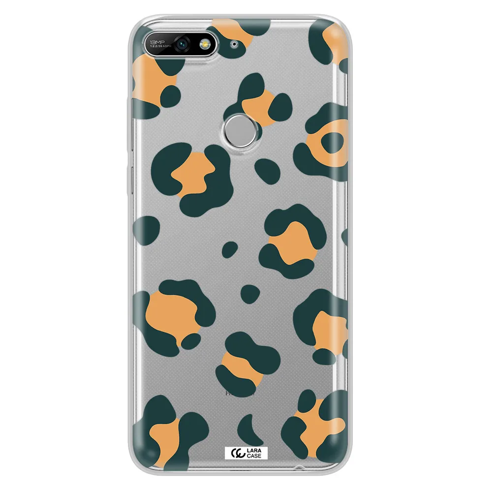 Toon Leopard Huawei Y7 2018 Clear TPU Case