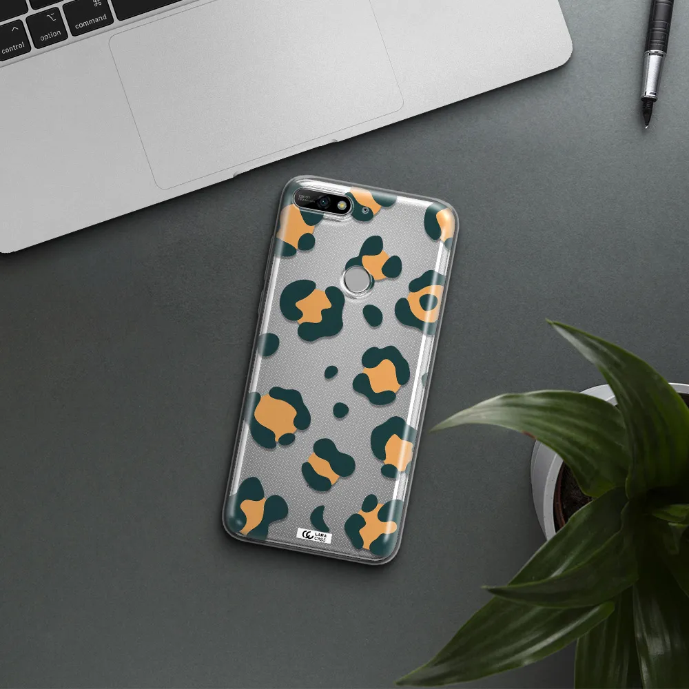 Toon Leopard Huawei Y7 2018 Clear TPU Case
