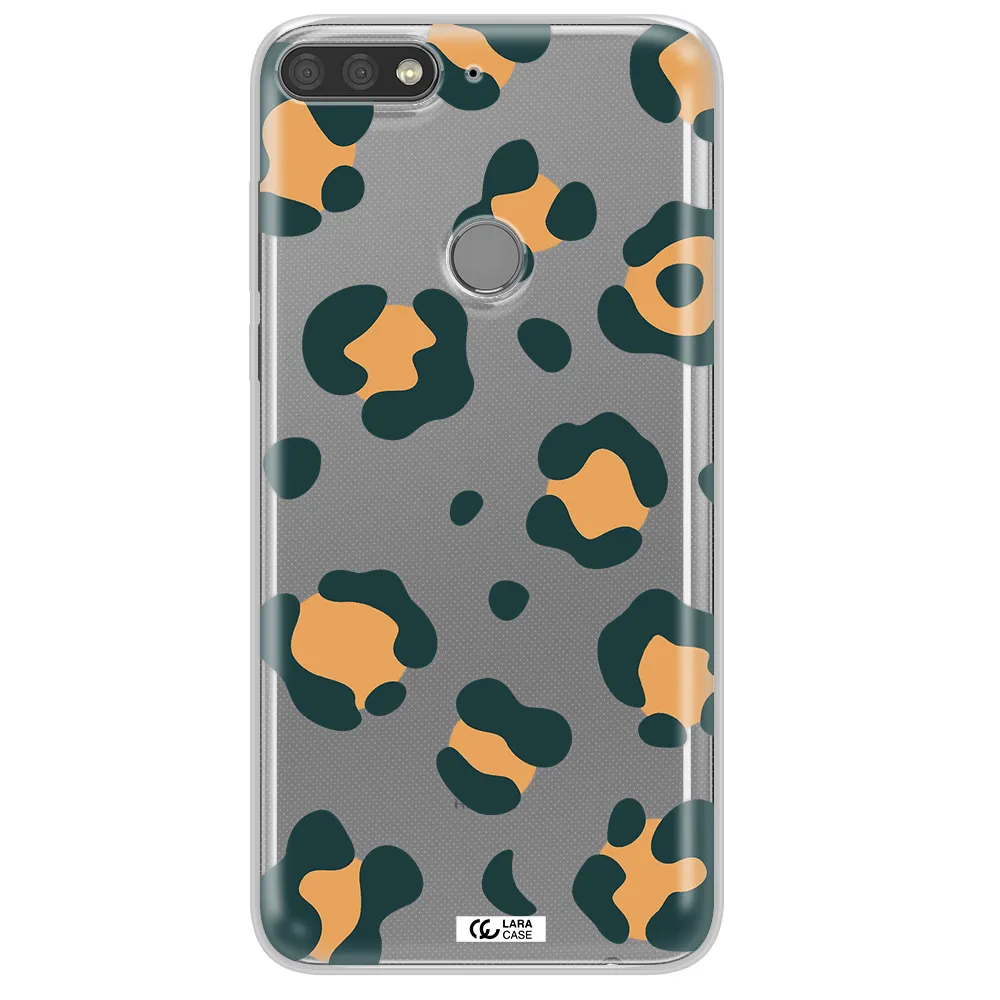 Toon Leopard Huawei Y7 Prime 2018 Clear TPU Case
