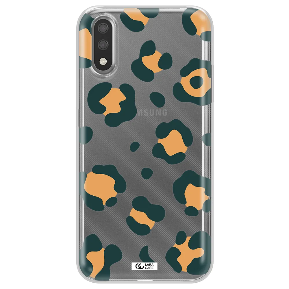 Toon Leopard Samsung A01 Clear TPU Case