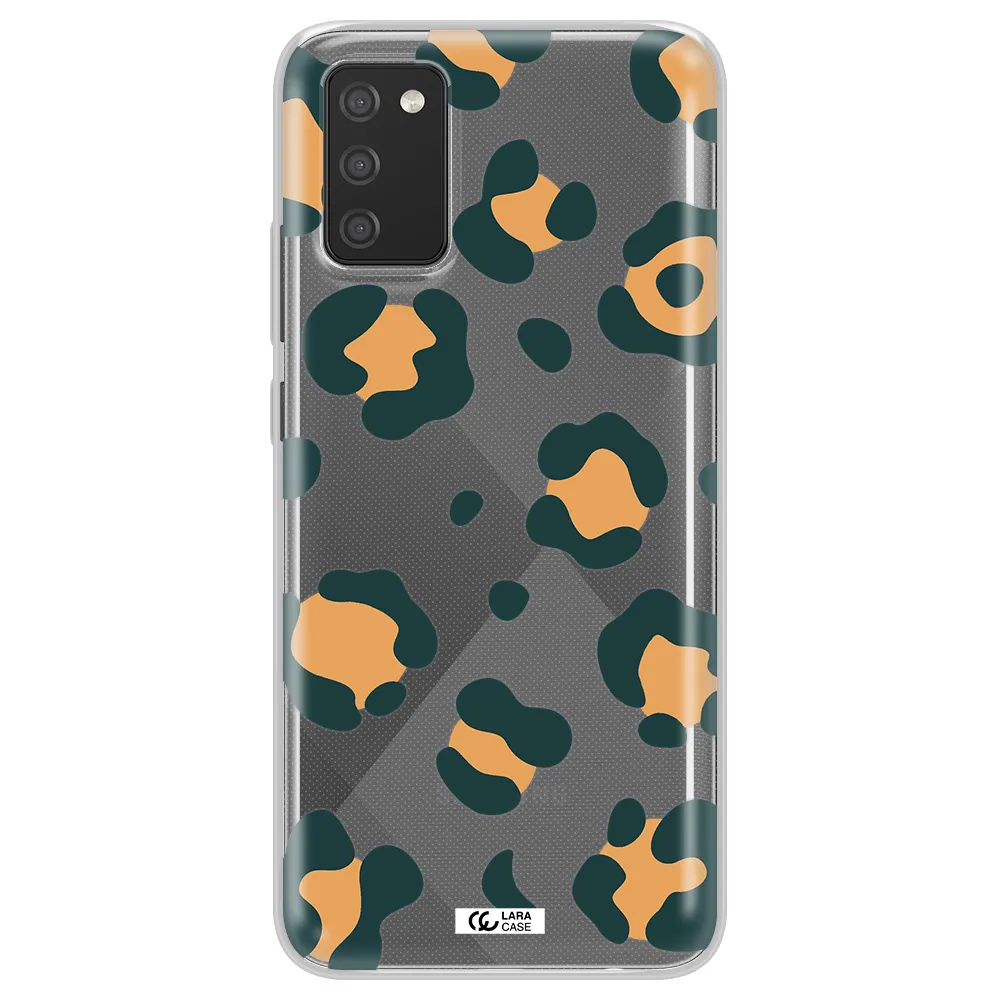 Toon Leopard Samsung A02S Clear TPU Case