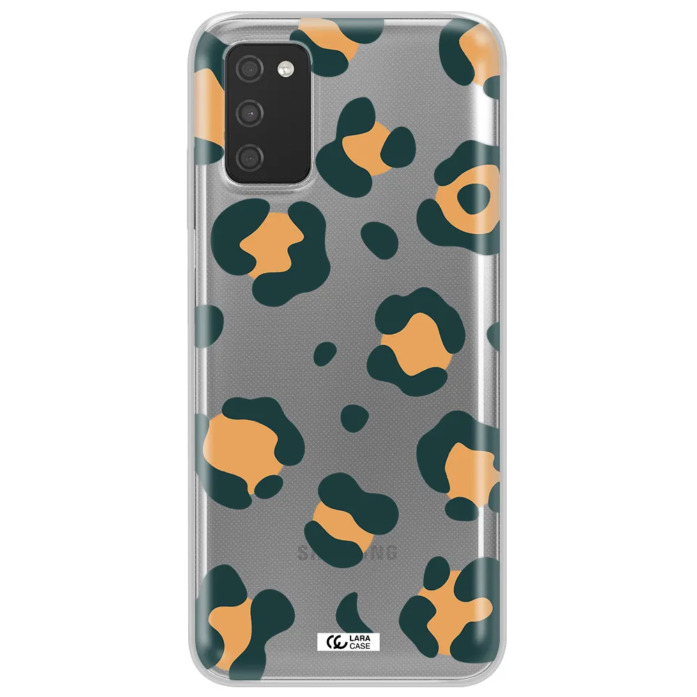 Toon Leopard Samsung A03S Clear TPU Case