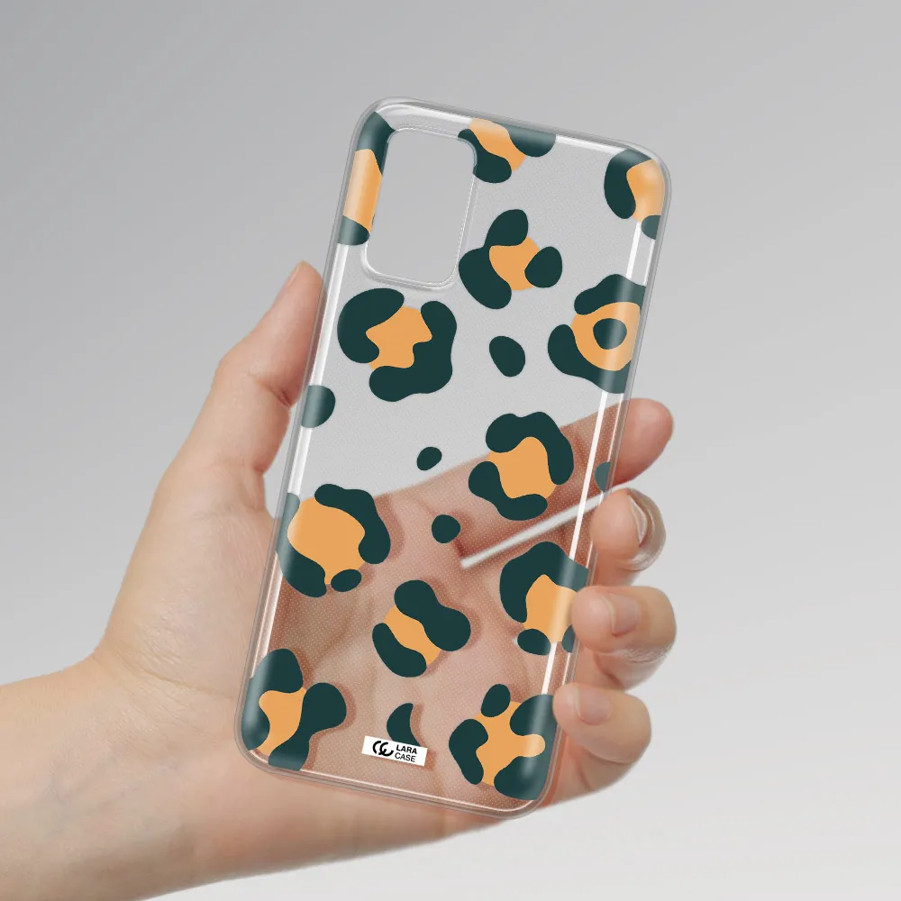 Toon Leopard Samsung A03S Clear TPU Case