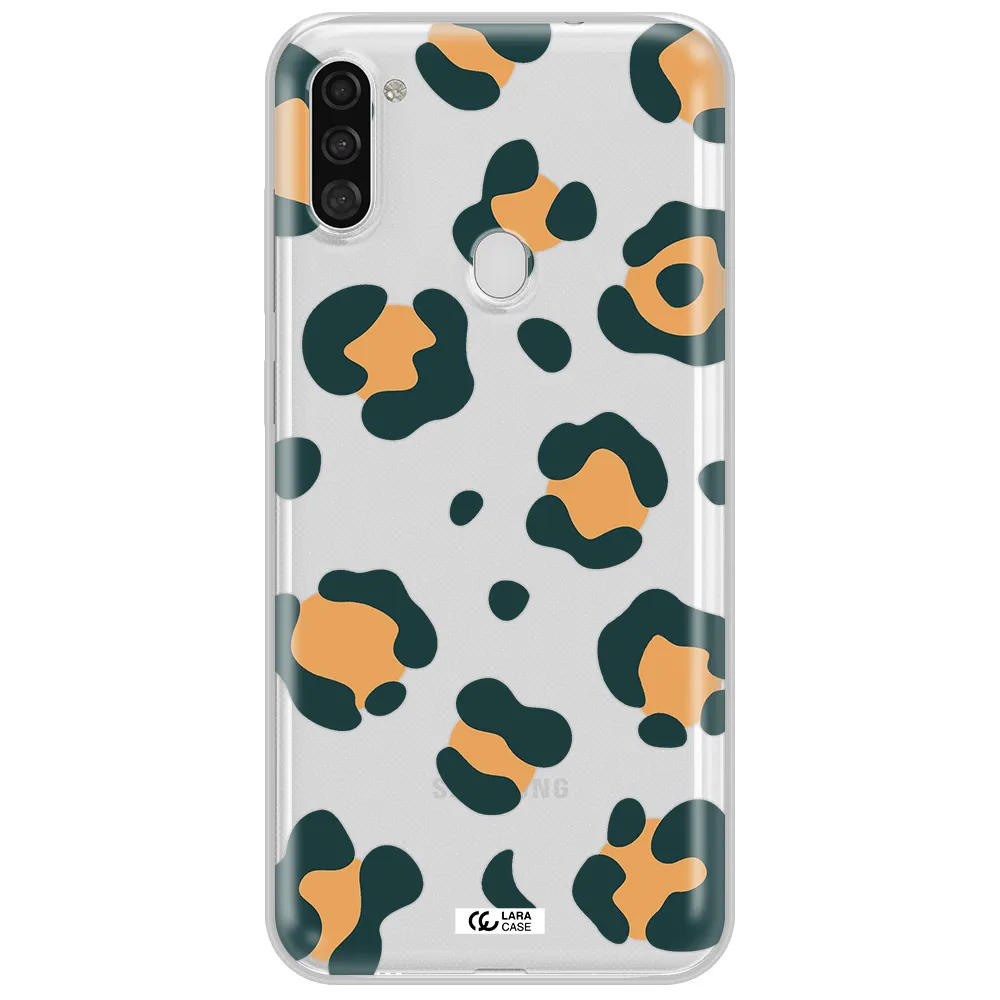 Toon Leopard Samsung A11 Clear TPU Case
