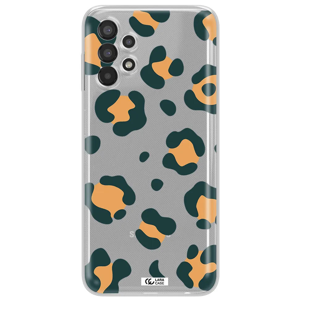 Toon Leopard Samsung A13 Clear TPU Case