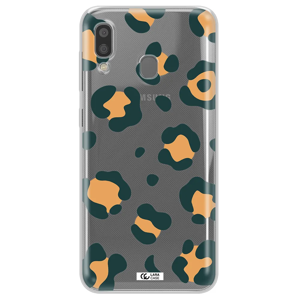 Toon Leopard Samsung A20 Clear TPU Case
