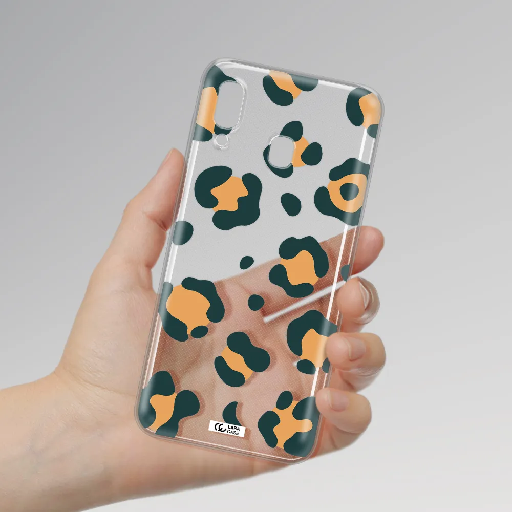 Toon Leopard Samsung A20 Clear TPU Case