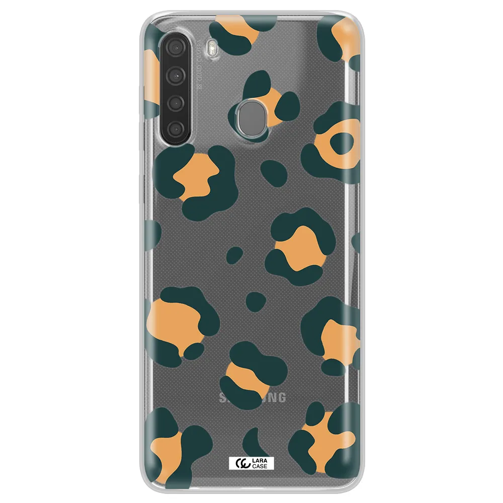 Toon Leopard Samsung A21 Clear TPU Case