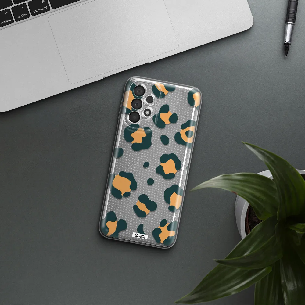 Toon Leopard Samsung A23 5G Clear Tpu Case