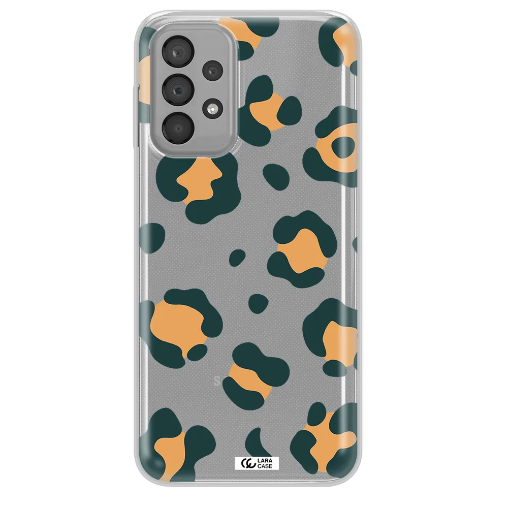 Toon Leopard Samsung A23 Clear TPU Case