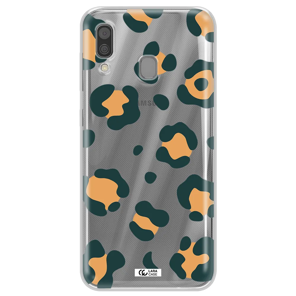 Toon Leopard Samsung A30 Clear TPU Case