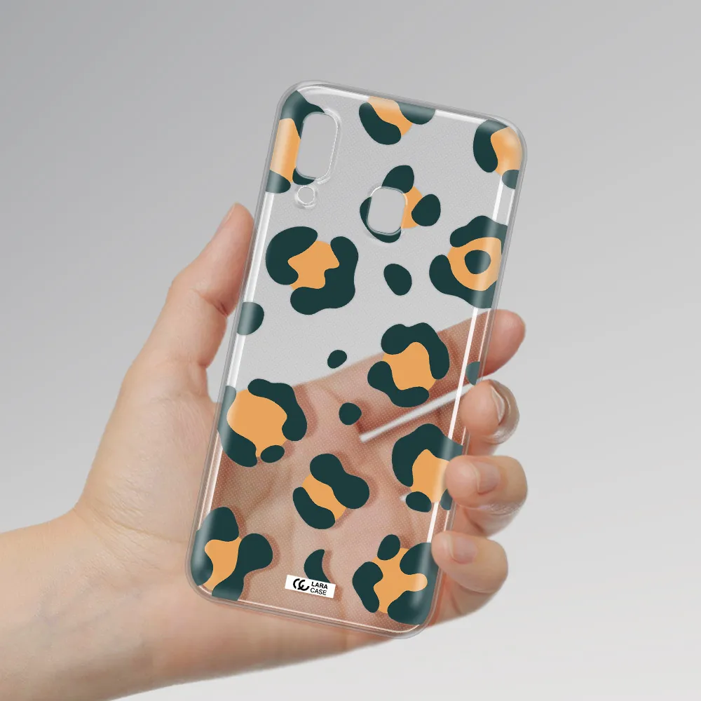 Toon Leopard Samsung A30 Clear TPU Case