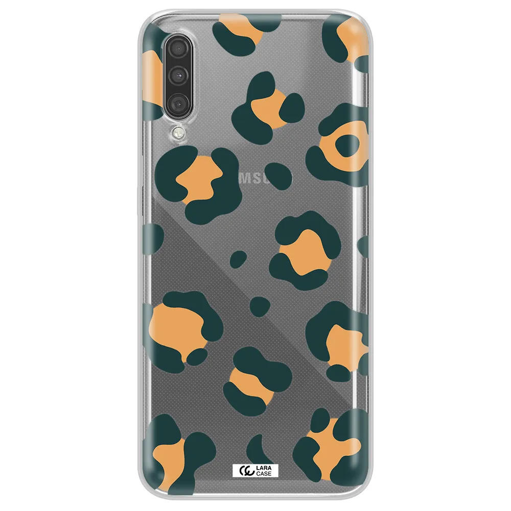 Toon Leopard Samsung A30S Clear TPU Case