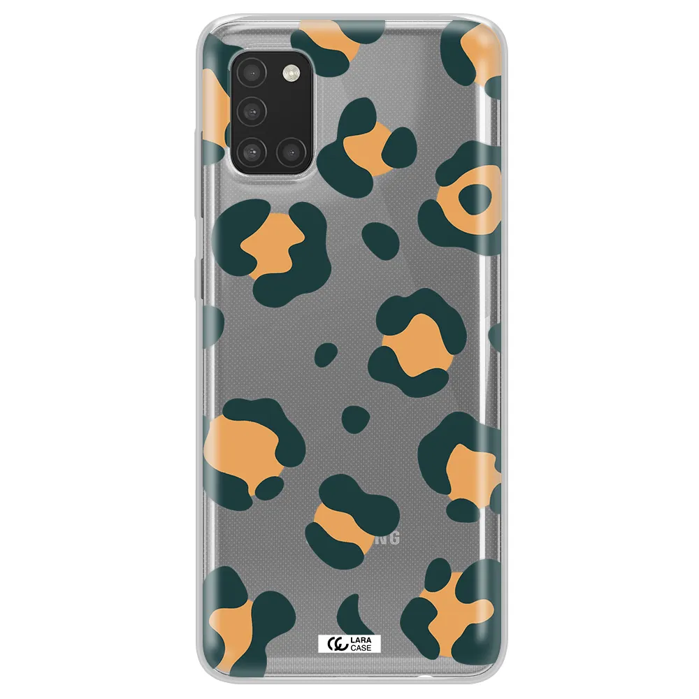 Toon Leopard Samsung A31 Clear TPU Case