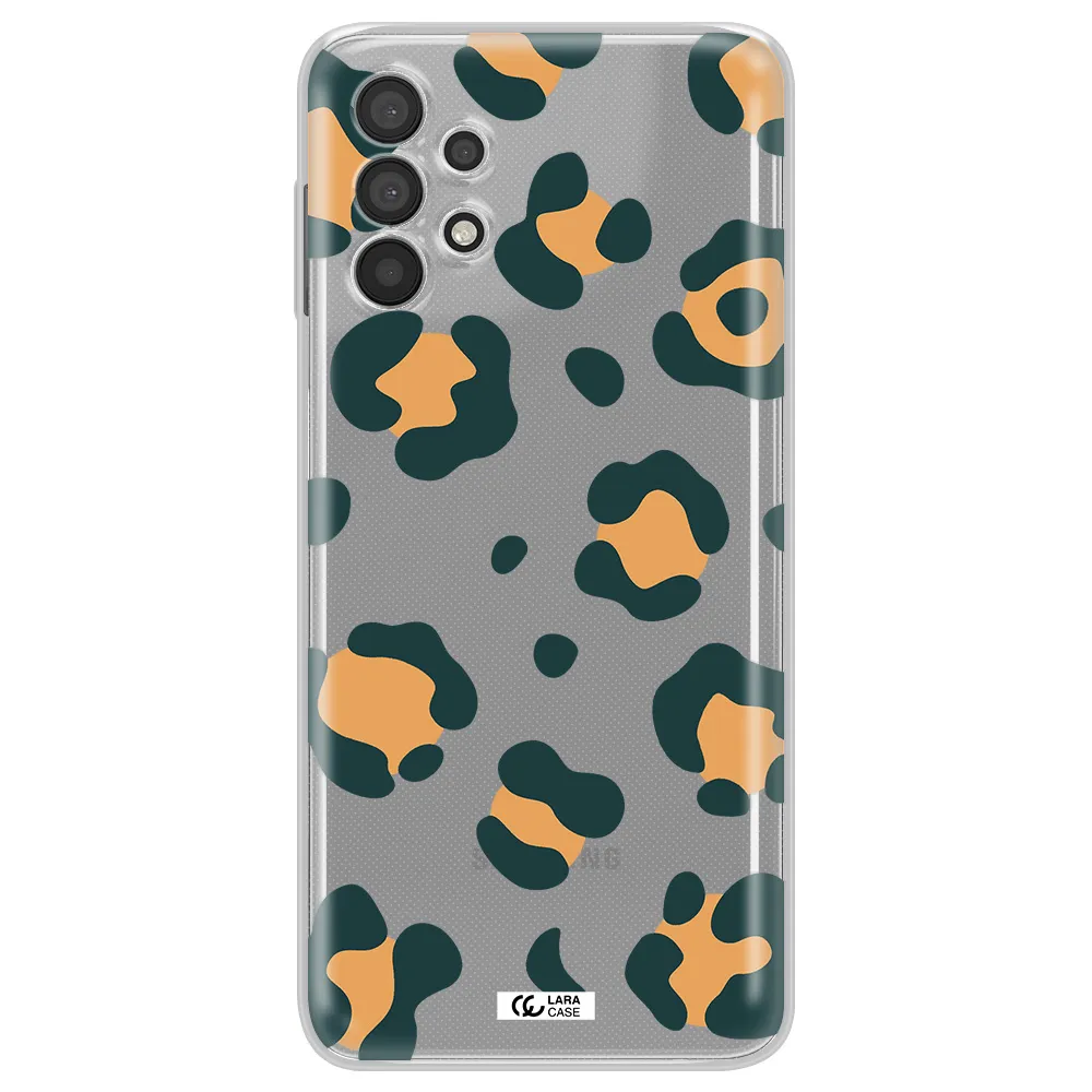 Toon Leopard Samsung A32 Clear TPU Case