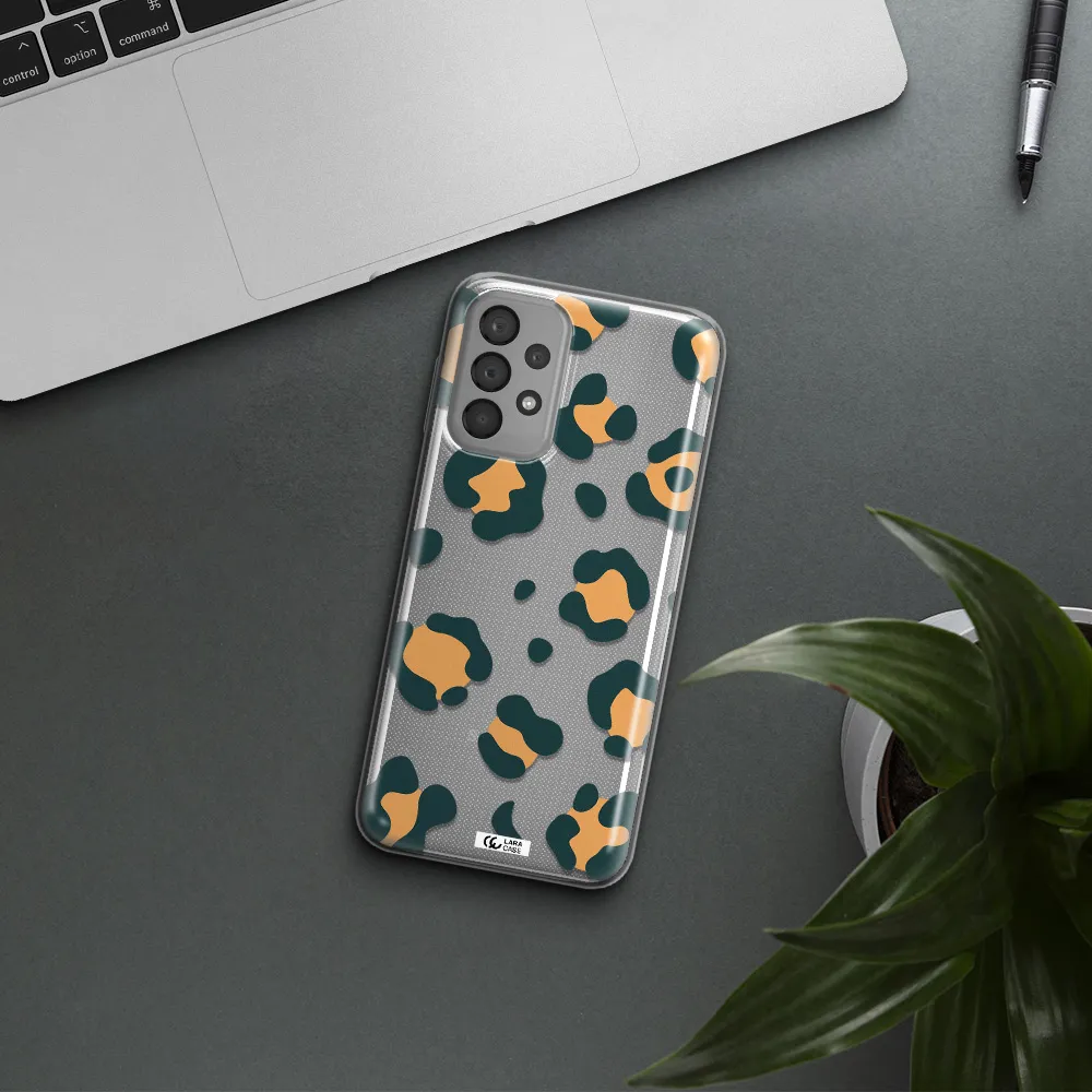 Toon Leopard Samsung A33 Clear TPU Case