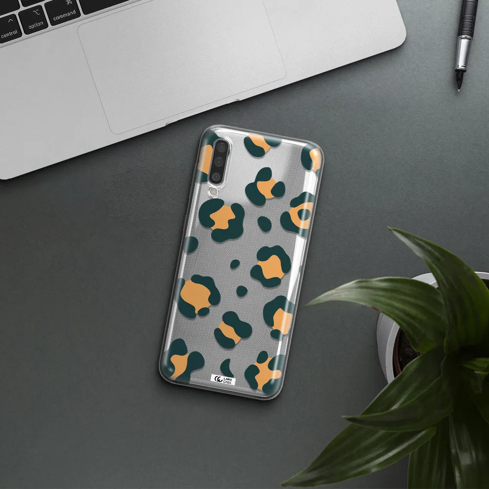 Toon Leopard Samsung A50 Clear TPU Case