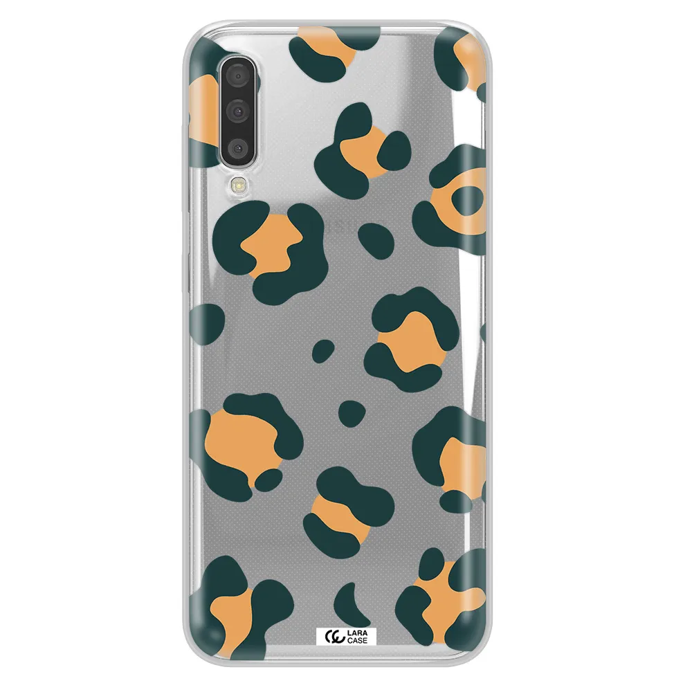 Toon Leopard Samsung A50S Clear Tpu Case