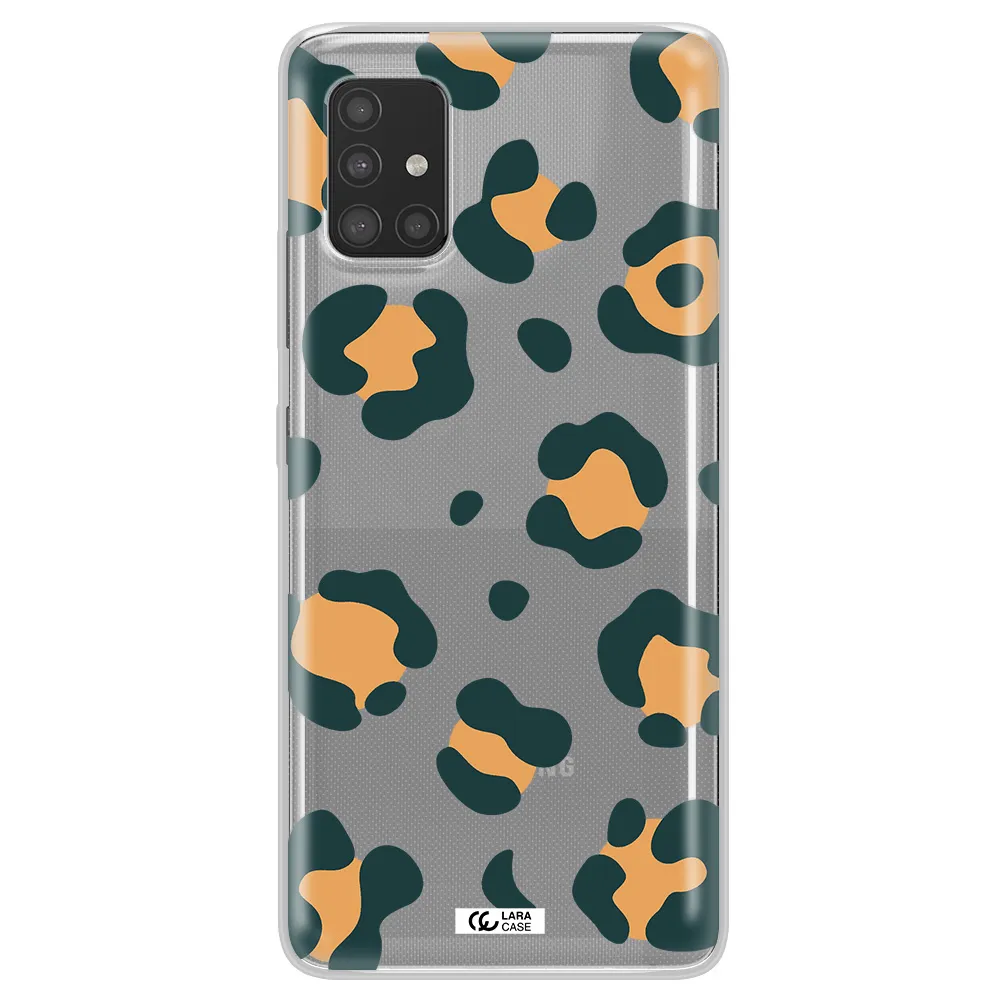 Toon Leopard Samsung A51 Clear TPU Case
